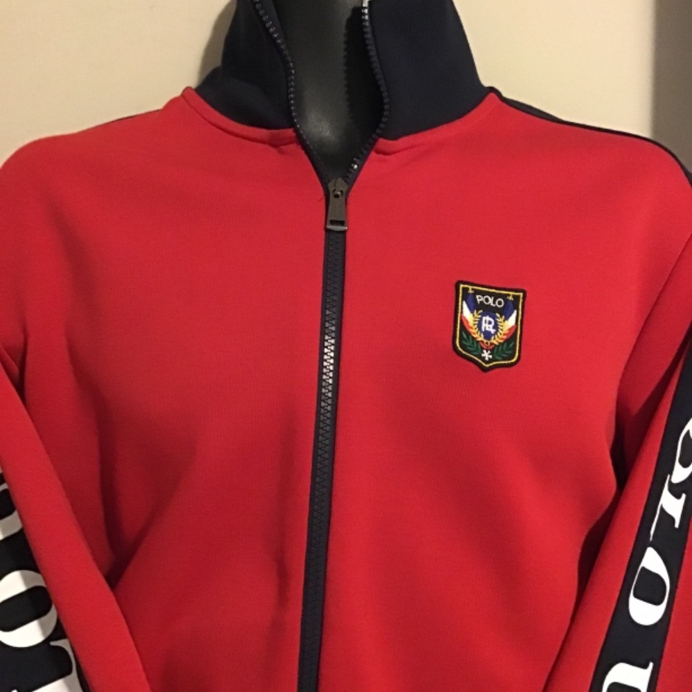 🔥#7, POLO, size S/P, zipper gets stuck at collar, in great cond. otherwise - Picture 2 of 10
